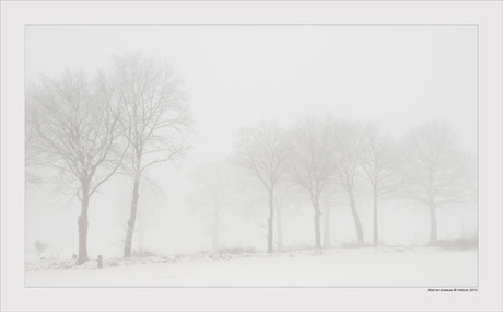 Mist en sneeuw