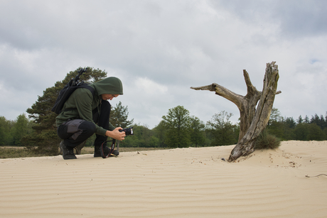 Fotograaf in actie