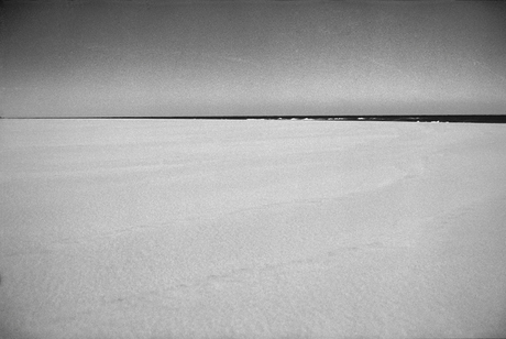 Strand bij Lacanau, frankrijk.