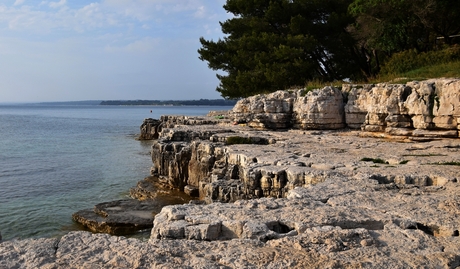 Kroatische kust bij Pula