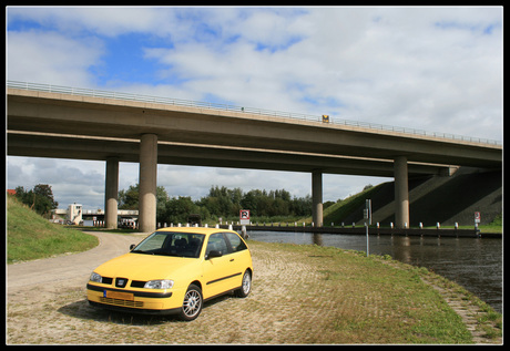 little yellow car