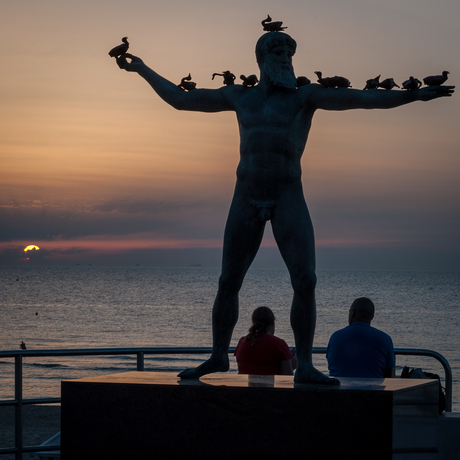 Zonsondergang in De Haan