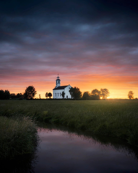 Sunset at the White Church