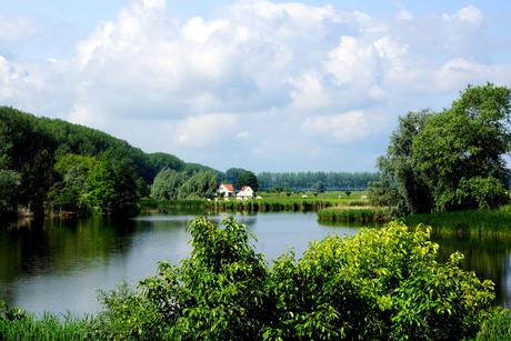 Landschap in Oost-Vlaanderen B.
