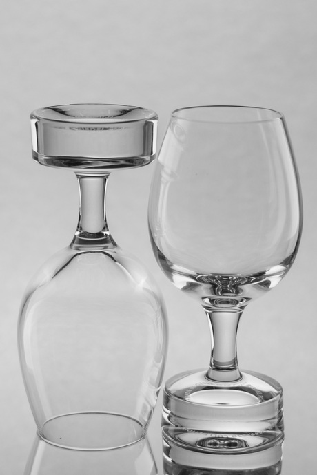 Koffie glazen witte rand