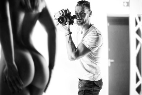 behind the scenes - Kristian Liebrand Naakt fotoshoot 