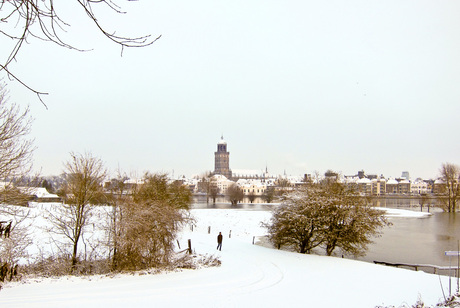 Vergezicht op Deventer