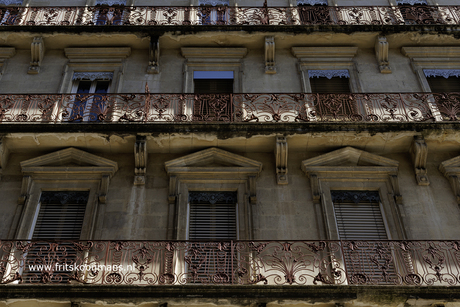 Balkons in flat in Nimes