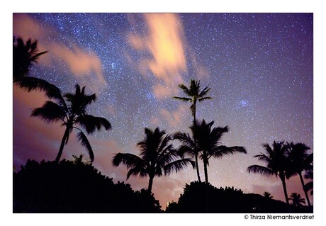 Stargazing on Waimea Beach Kauai