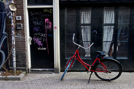 Rode fiets