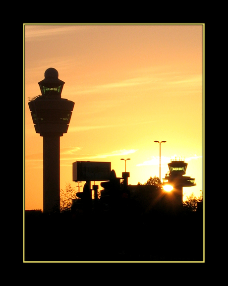 Schiphol in the morning