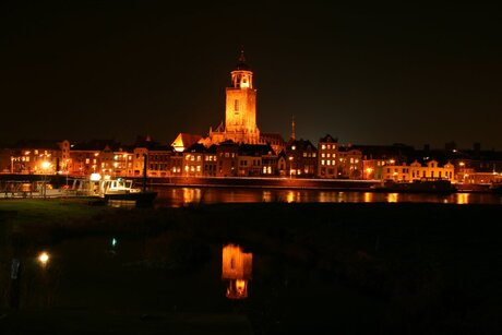 Deventer bij nacht