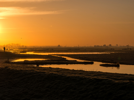 Zonsopkomst Eemland Polder