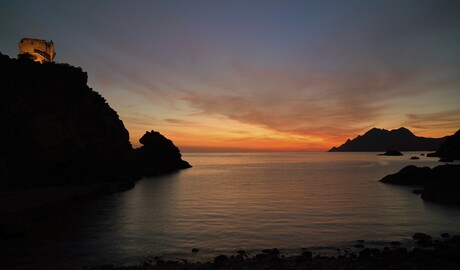 blauwe uurtje Porto, Corsica