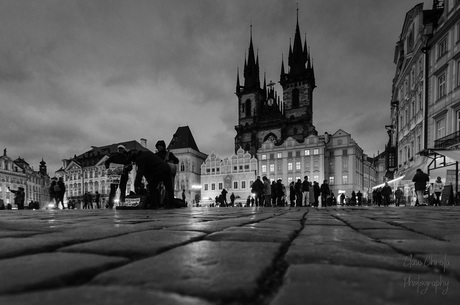 Praag by night