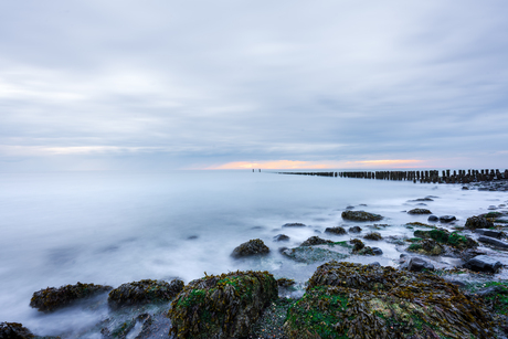 Sunset groyne