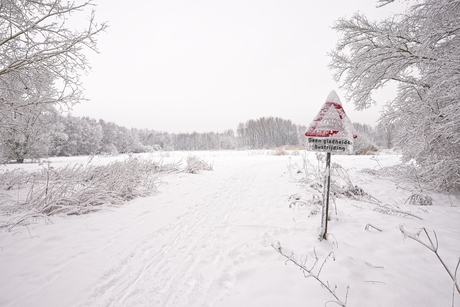 Geen gladheidsbestrijding
