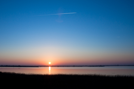 Sunrise in the polder