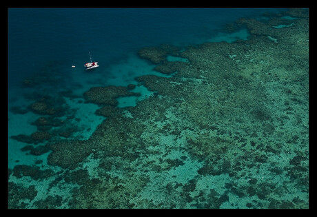 Over the Great Barier Reef