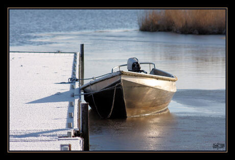 Leekstermeer in de winter