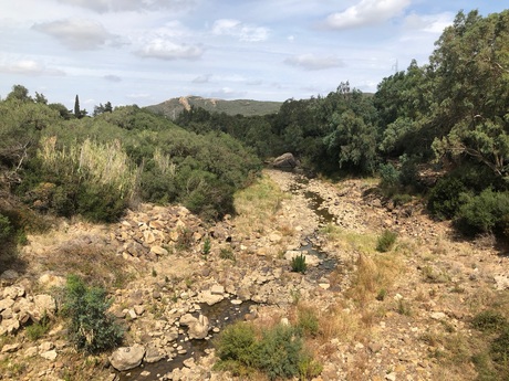 De transformatie van de natuur in Cadiz Spanje