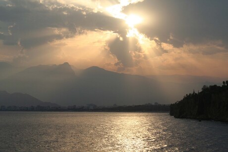 Zonsondergang in Antalya