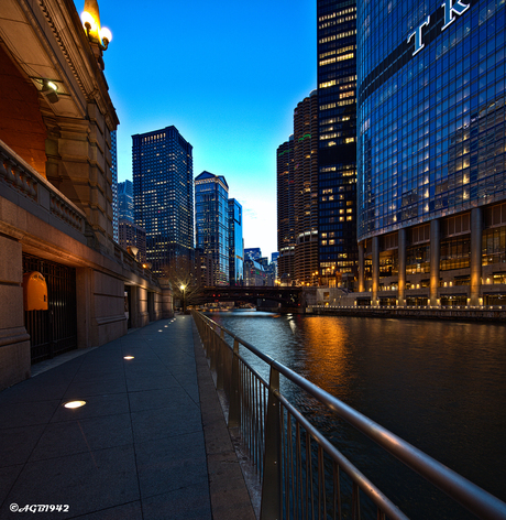 Chicago rivier.