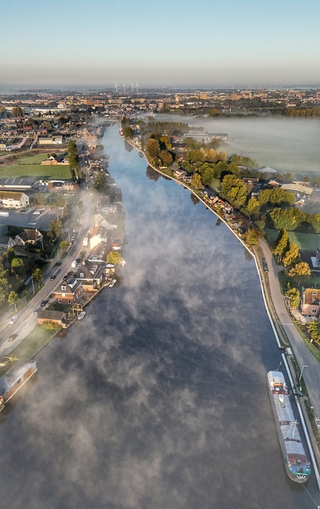 Mist over het water