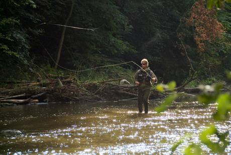 Vliegvissen in de Ardennen