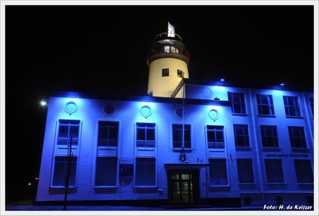 Zeevaartschool by night