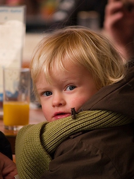 Cute Kid Chilling Out