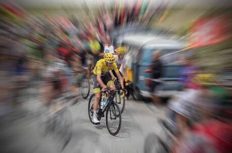 Chris Froome op de Croix de Fer