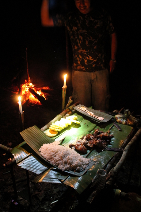 Eten in de jungle