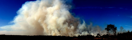 Panorama brand Kalmhoutse Heide