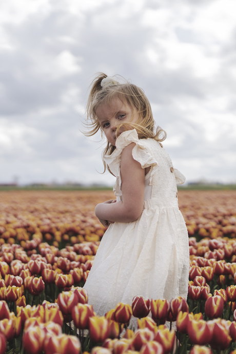 Het tulpen portret