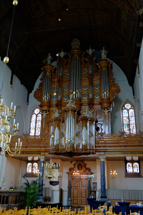 1732 Garrels Orgel Maassluis Groote Kerk before perspective shift as shot-Mark Vogelzang copyright 2024