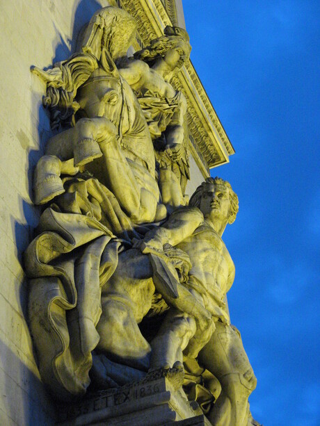 Detail van de Arc de Triomphe