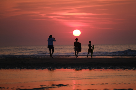 Fotografie bij zonsondergang