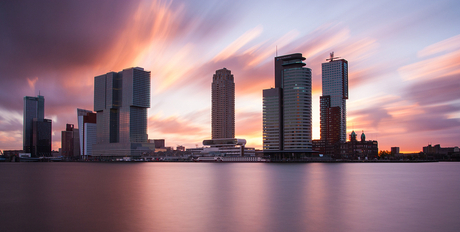 Rotterdam zonsopkomst