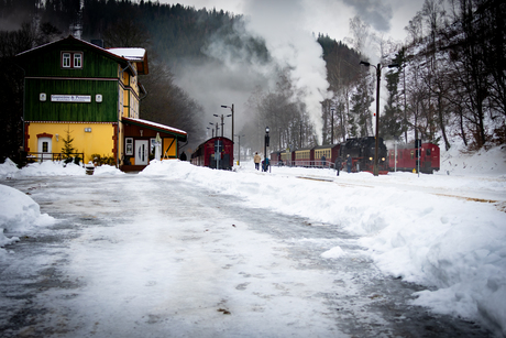 Hier rijden de treinen wel!