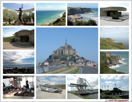 een normandie collage