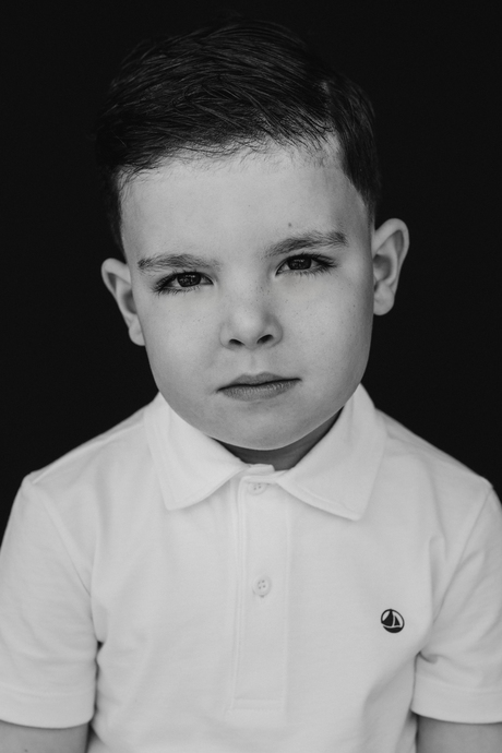 Zwart wit portret 