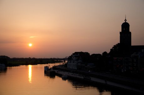 Zondsondergang Deventer