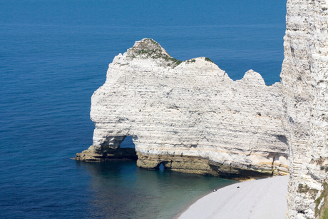 Mooi Normandië met zijn krijtrotsen.
