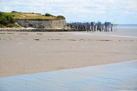 Vissershuisjes aan de kust