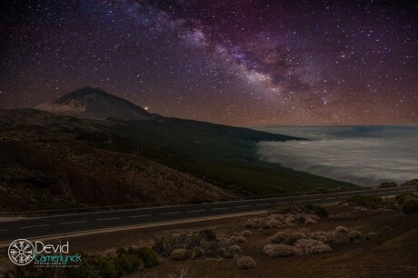 El Teide en de Melkweg