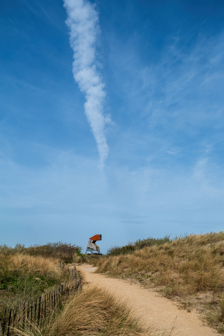 Uitkijktoren op de Marker Wadden.