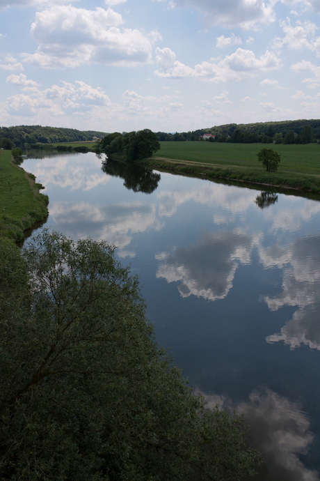 De Mulde, bij Grimma, Duitsland