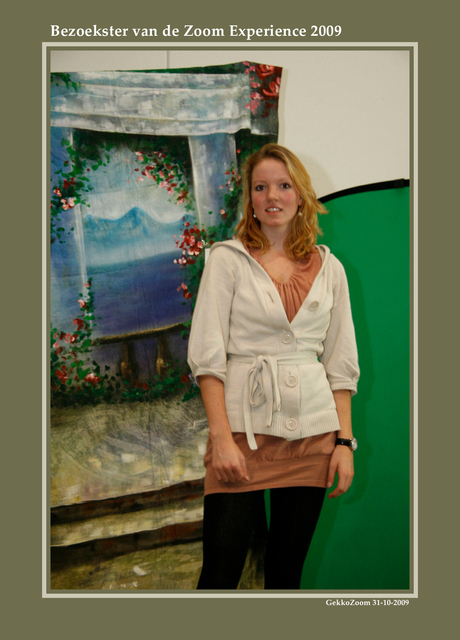 Bezoekster van de Zoom Experience 2009