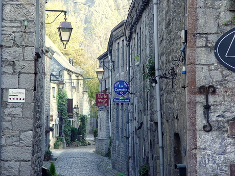 Straatje in Durbuy (Belgie)